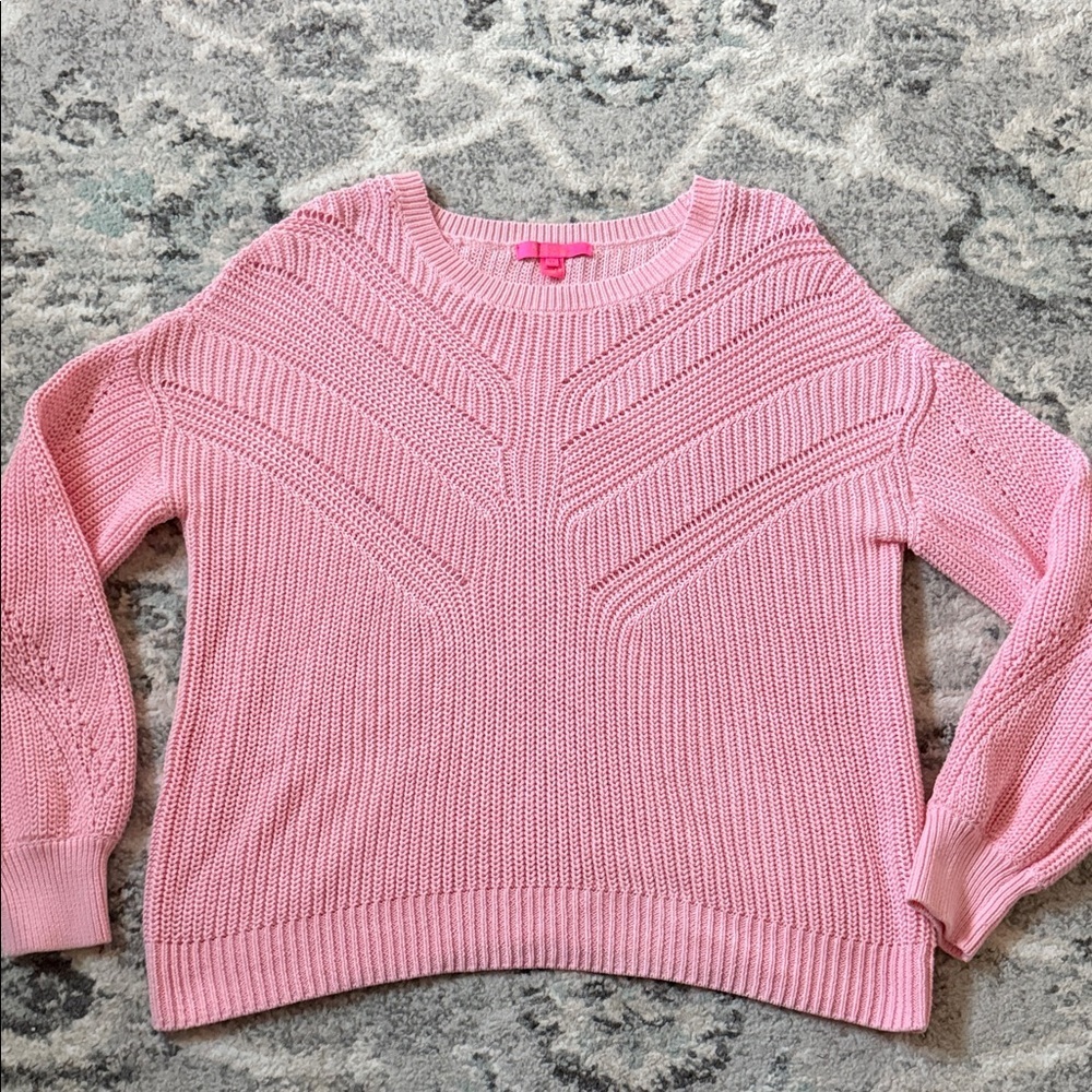 Lilly Pulitzer Pink Knit Sweater